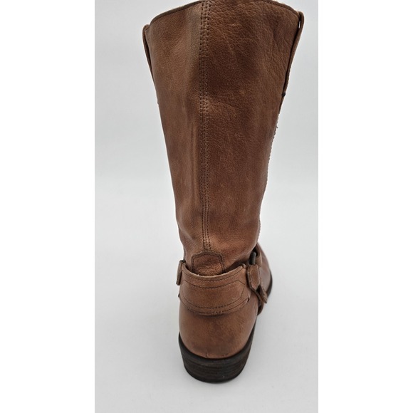 Frye Men\'s Harness Boots 87806 4001 Size 9.5 D Brown main image 4